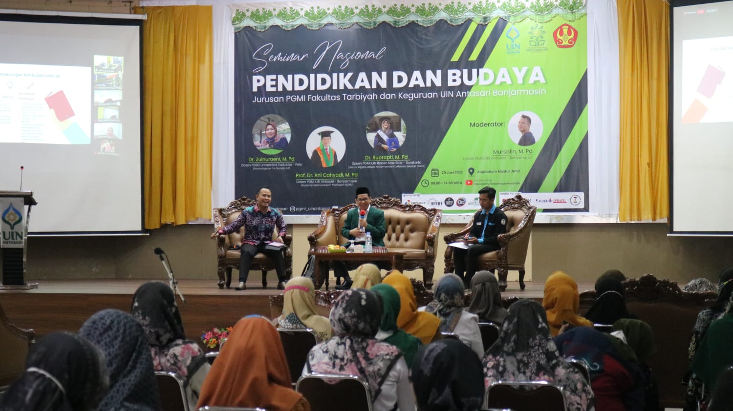 Seminar Nasional Pendidikan dan Budaya oleh Jurusan PGMI UIN Antasari Banjarmasin. (Foto: Istimewa)