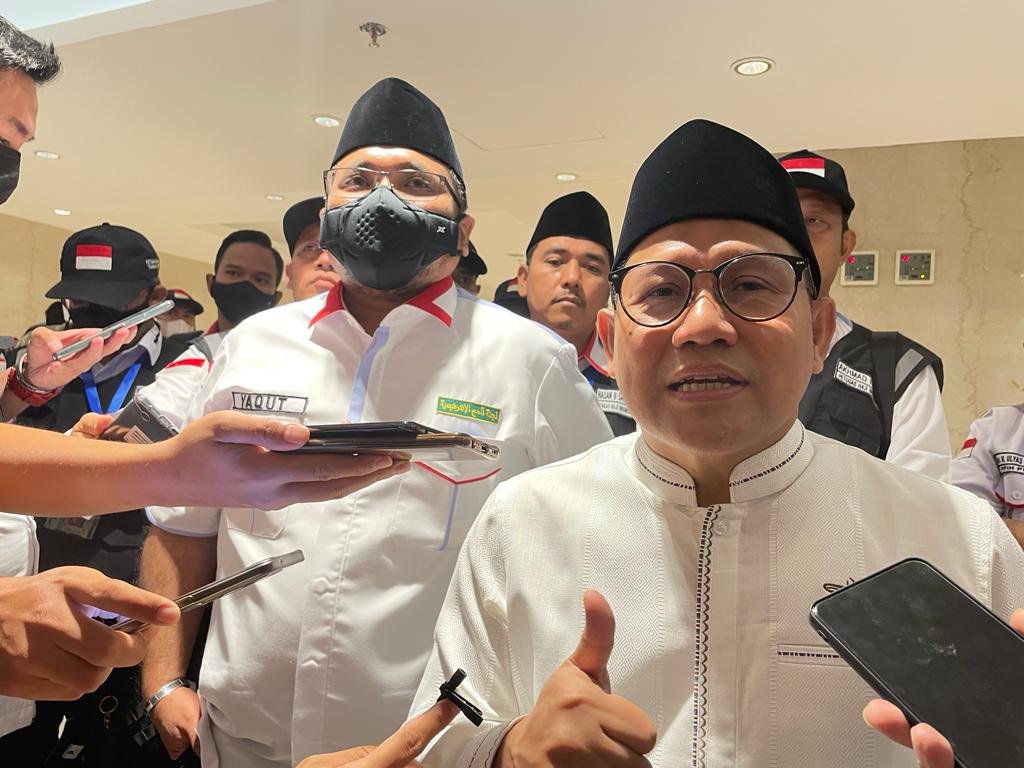 Wakil Ketua DPR RI Muhaimin Iskandar mengapresiasi pelaksanaan haji 2022. (Foto: Humas Kemenag) 