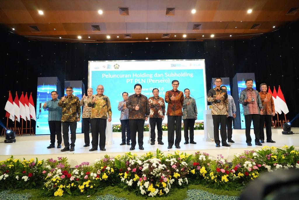 Kementerian Badan Usaha Milik Negara (BUMN) meluncurkan Holding Subholding PT PLN (Persero) pada Rabu, 21 September 2022. (Foto: PLN) 