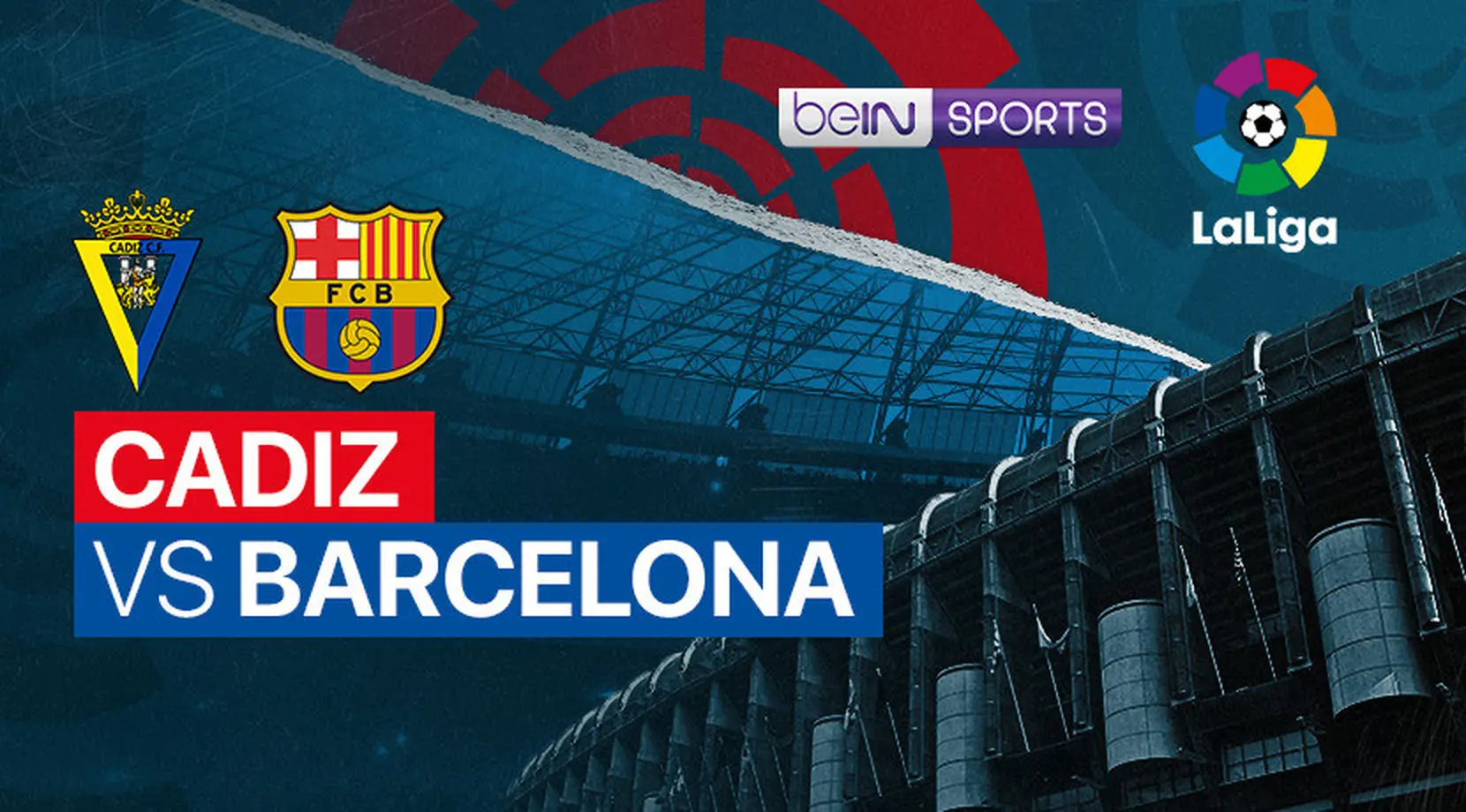 Cadiz vs Barcelona (Ilustrasi: Vidio.com) 
