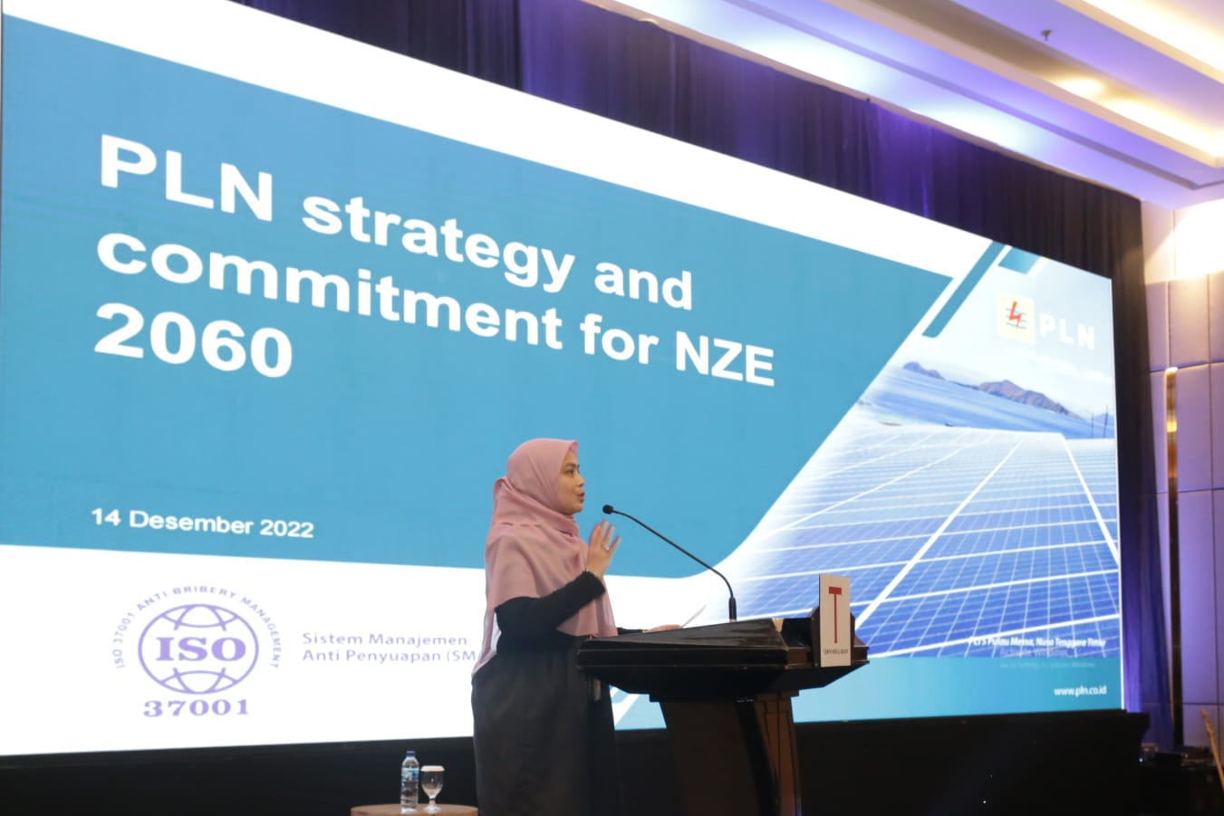 PT PLN (Persero) aktif mendorong pengembangan pembangkit Energi Baru Terbarukan (EBT) dan penggunaan kendaraan bermotor listrik berbasis baterai (KBLBB) di Indonesia. (Foto: PLN)