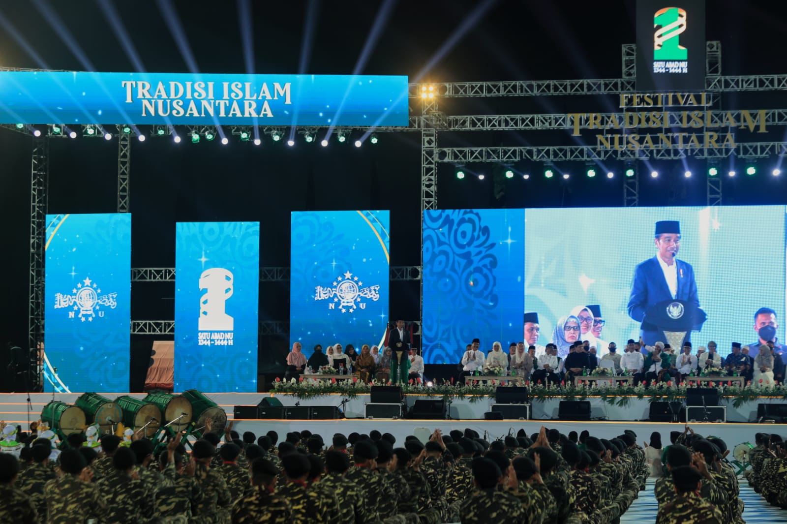 Banyuwangi sukses menjadi tuan rumah perhelatan Festival Tradisi Islam Nusantara yang digelar di Stadion Diponegoro, Senin (9/1). Foto/PLN
