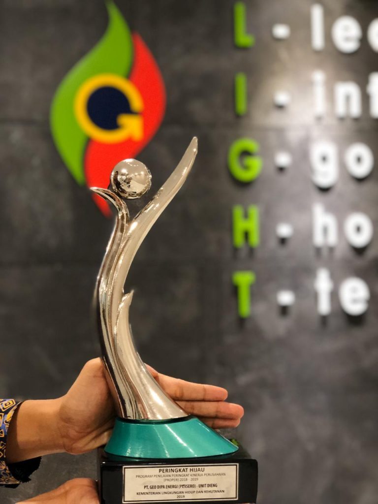 PT Geo Dipa Energi (Persero) sebagai Special Mission Vehicle di bawah Kementerian Keuangan Republik Indonesia, berhasil mendapatkan dua penghargaan PROPER dari Kementerian Lingkungan Hidup dan Kehutanan. Foto/Geodipa