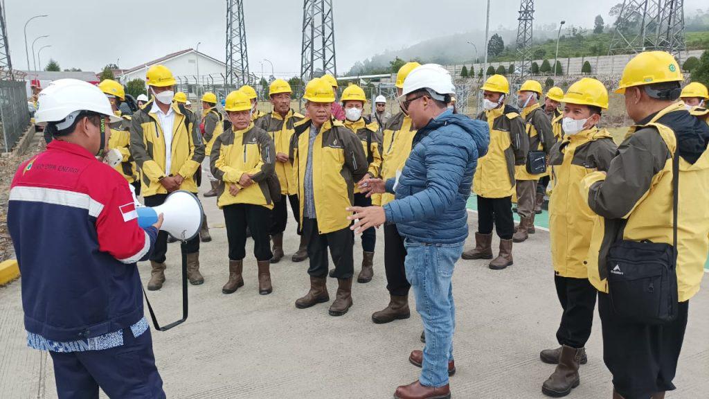 Pemkab Semarang melakukan kunjungan kerja ke Pembangkit Listrik Tenaga Panas Bui (PLTP) milik PT Geo Dipa Energi (Persero) Unit Patuha, Selasa (20/09/2022). (Foto: Istimewa)