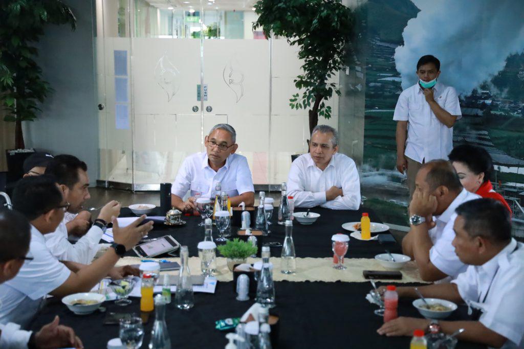GeoDipa menerima kunjungan dari Direktur Jenderal Kekayaan Negara Kementerian Keuangan, Rionald Silaban, di Gedung Aldevco, Jakarta Selatan, Senin (19/9/2022). (Foto: Istimewa)