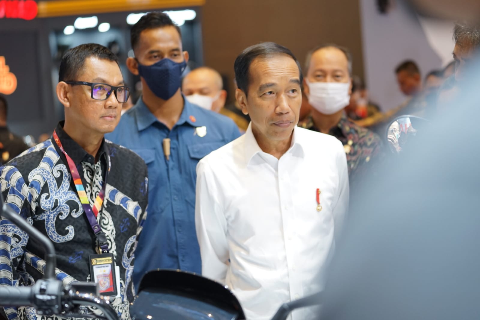 Presiden Jokowi ajak semua pihak mendorong penggunaan kendaraan listrik. (Foto: Istimewa) 