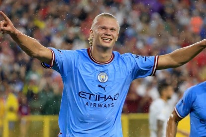 Striker Manchester City, Erling Haaland. (Foto: Goal)