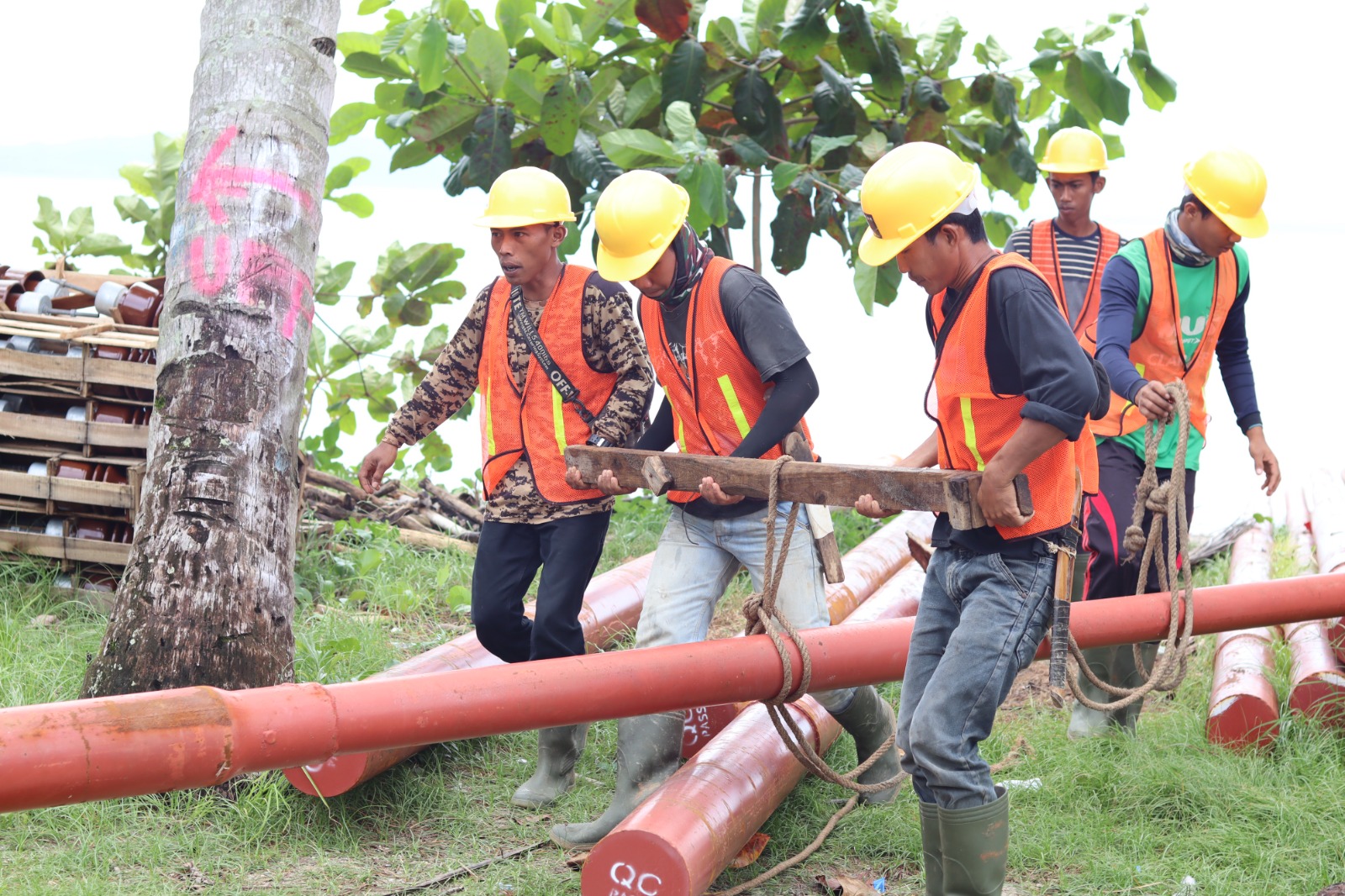 PT PLN (Persero) berhasil mengalirkan listrik bagi ratusan rumah di Pekon (Desa) Karang Brak, Kabupaten Tanggamus, Lampung.(Dok, PLN)