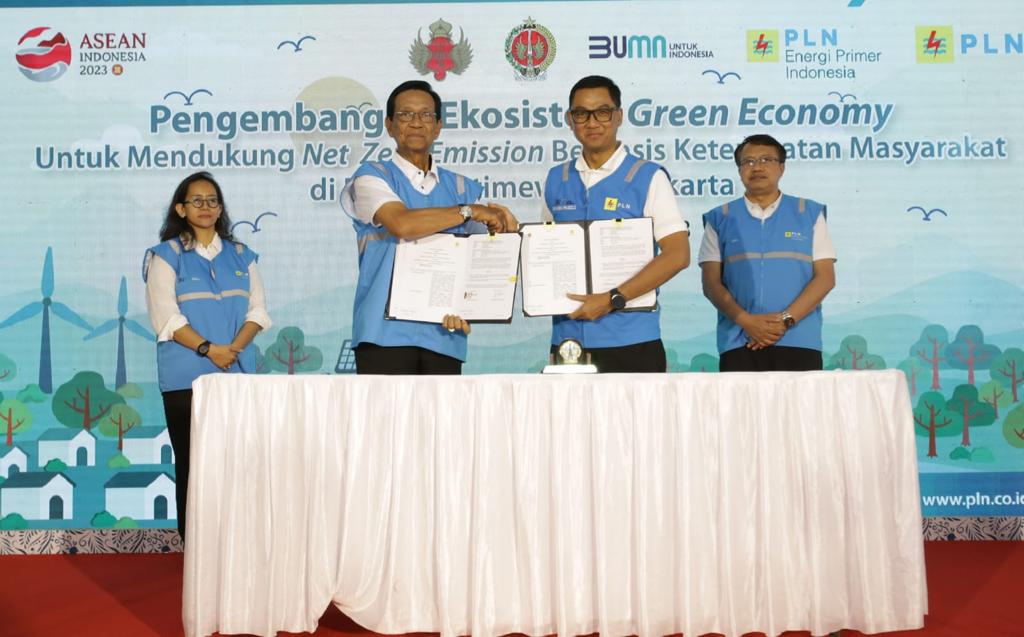 PT PLN (Persero) dan Subholding PLN Energi Primer Indonesia (EPI) bekerja sama dengan Pemerintah Provinsi Daerah Istimewa Yogyakarta (DIY) dan Kesultanan Yogyakarta. (Dok, PLN)