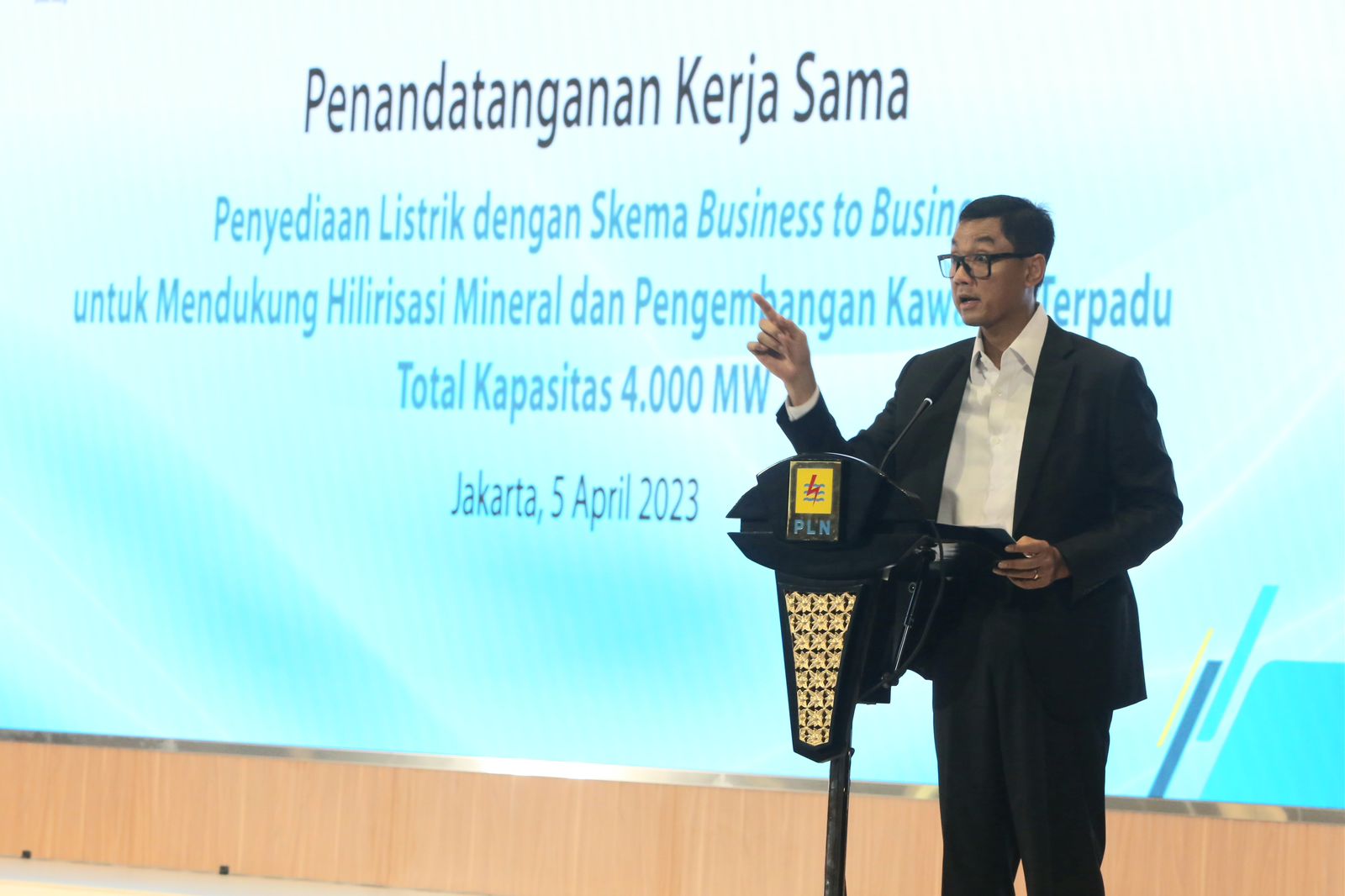 PT PLN (Persero) siap menyediakan pasokan listrik sebesar 4.000 megawatt (MW) guna mendukung percepatan hilirisasi industri. (Foto: PLN)
