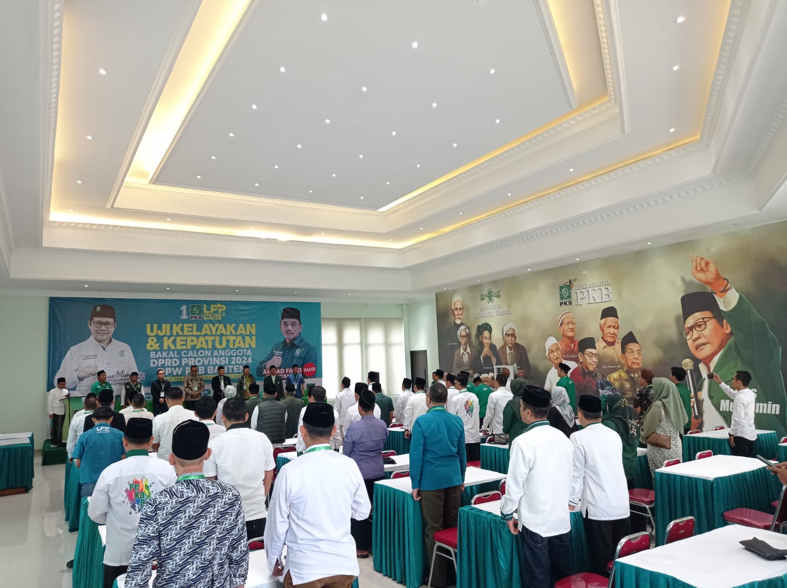 DPW PKB Banten menggelar Uji Kelayakan dan Kepatutan (UKK), Sabtu (1/4). (Foto: Istimewa)