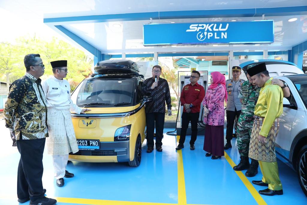 PLN kembali menambah satu lokasi SPKLU di Provinsi Riau. (Foto: PLN) 