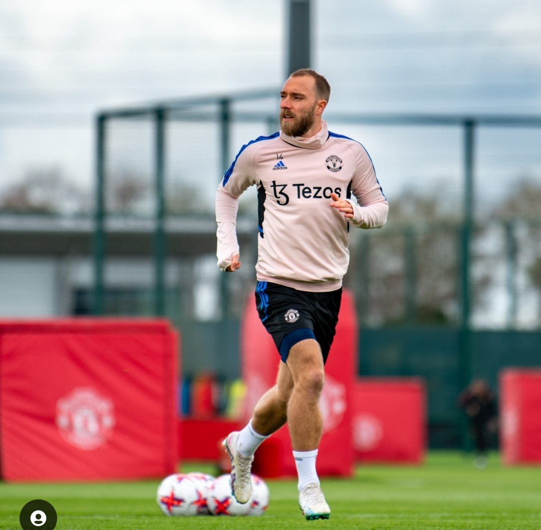 Christian kembali latihan bersama tim utama Manchester United. (Foto: IG Manchester United) 
