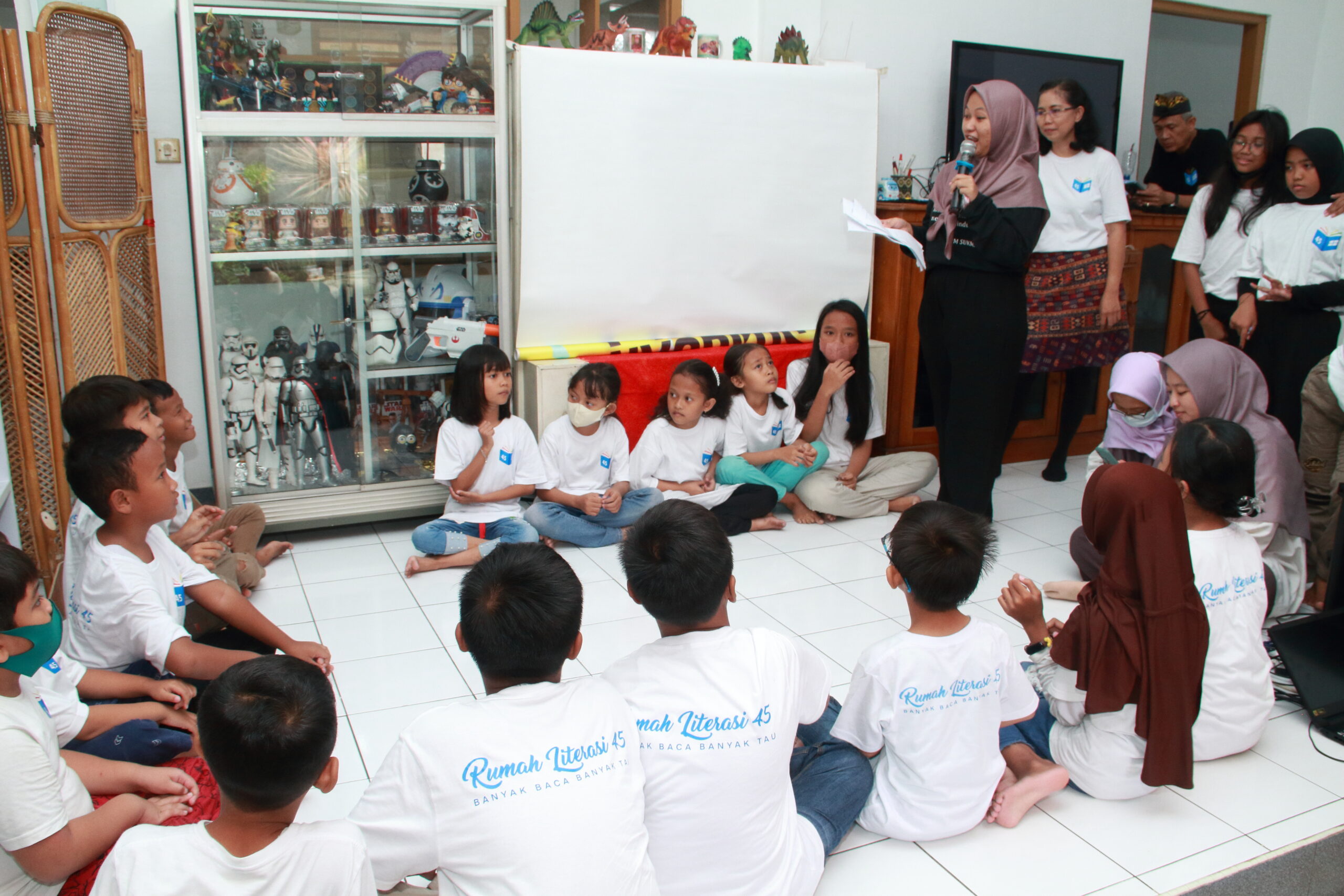Fun Day With Gypem yang digelar pada 12 Maret 2023 lalu, bertempat di Rumah Literasi Lubang Buaya, Jakarta Timur. (Foto: Istimewa) 