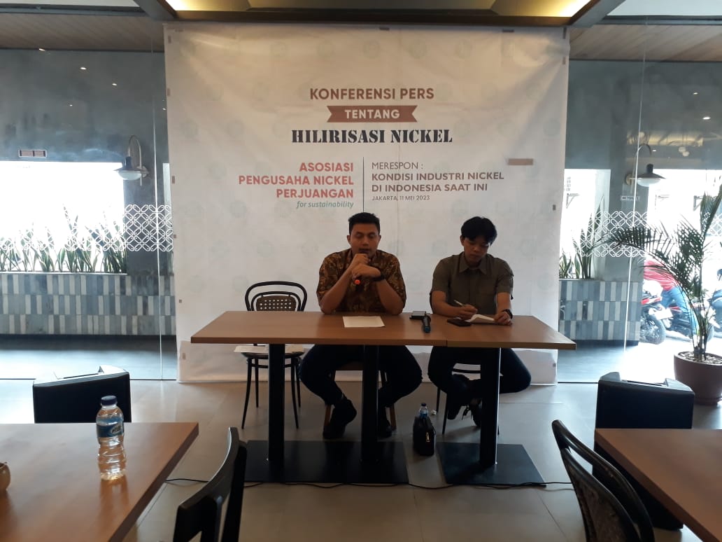 Jumpa pers tentang Hilirisasi Nikel Merespons Industri Nikel di Indonesia saat ini, Kamis (11/5/2023). (Foto: Istimewa)
