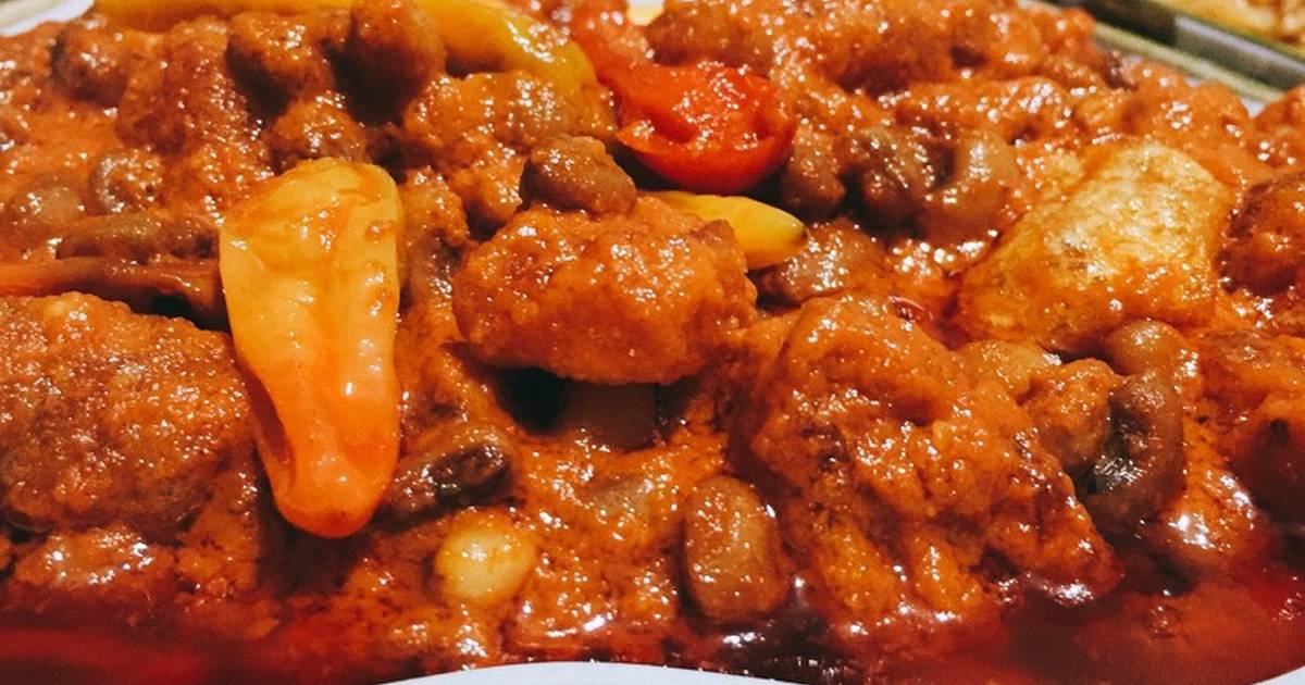 Sambal krecek siap disantap. (Foto: Cookpad)