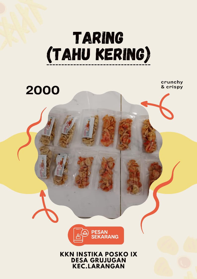 Tahu kering (Foto: Istimewa) 