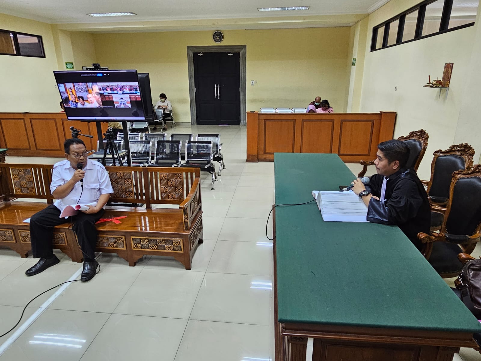 Pengadilan Tindak Pidana Korupsi (Tipikor) Surabaya menggelar sidang lanjutan atas perkara tindak pidana korupsi pembangunan Gedung Dinkes BPMP dan KB Kabupaten Sumenep. (Foto: Istimewa) 