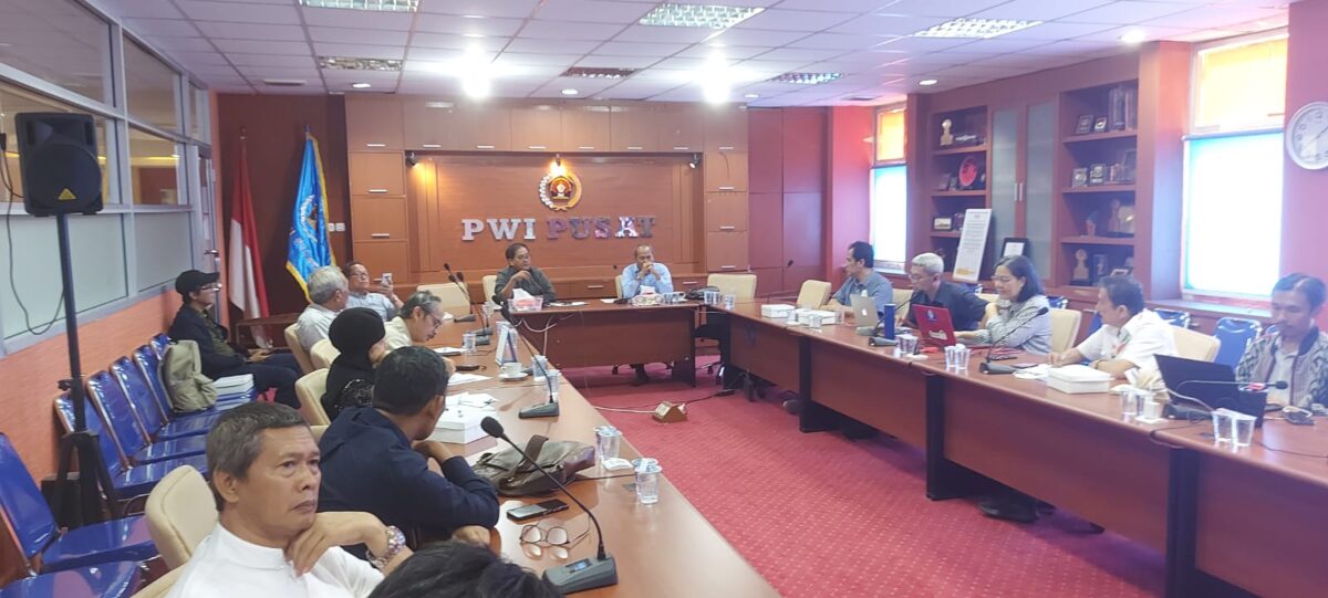 Rapat persiapan HPN 2024 di Kantor PWI Pusat, Gedung Dewan Pers, Jalan Kebon Sirih No 34, Jakarta, Rabu (25/10/2023). (Foto: Istimewa) 