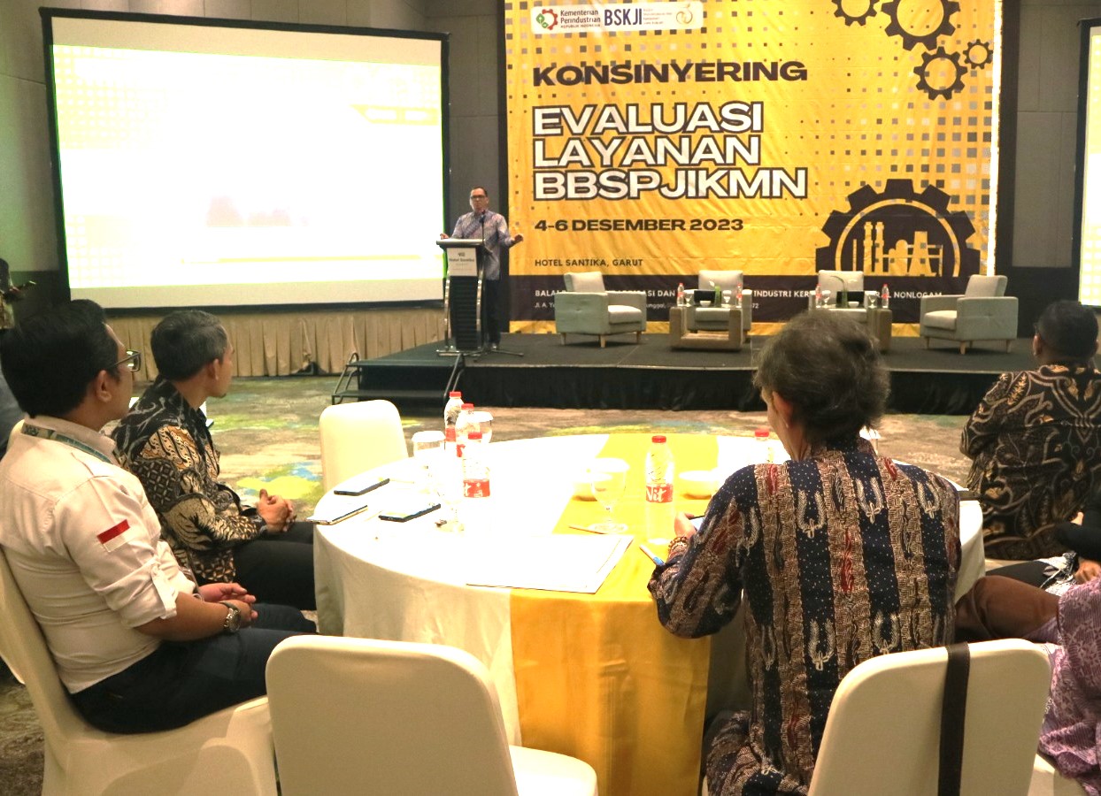 Kepala Badan Standardisasi dan Kebijakan Jasa Industri (BSKJI) Kemenperin, Andi Rizaldi di Garut, Jawa Barat, Kamis (7/12/2023). (Foto: Dok. Kemenperin)