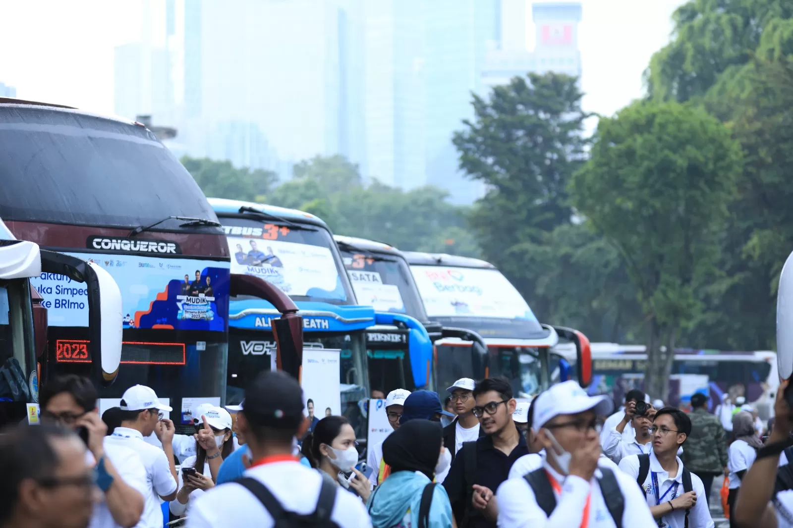 Ilustrasi mudik gratis 2024. (Foto: Net) 