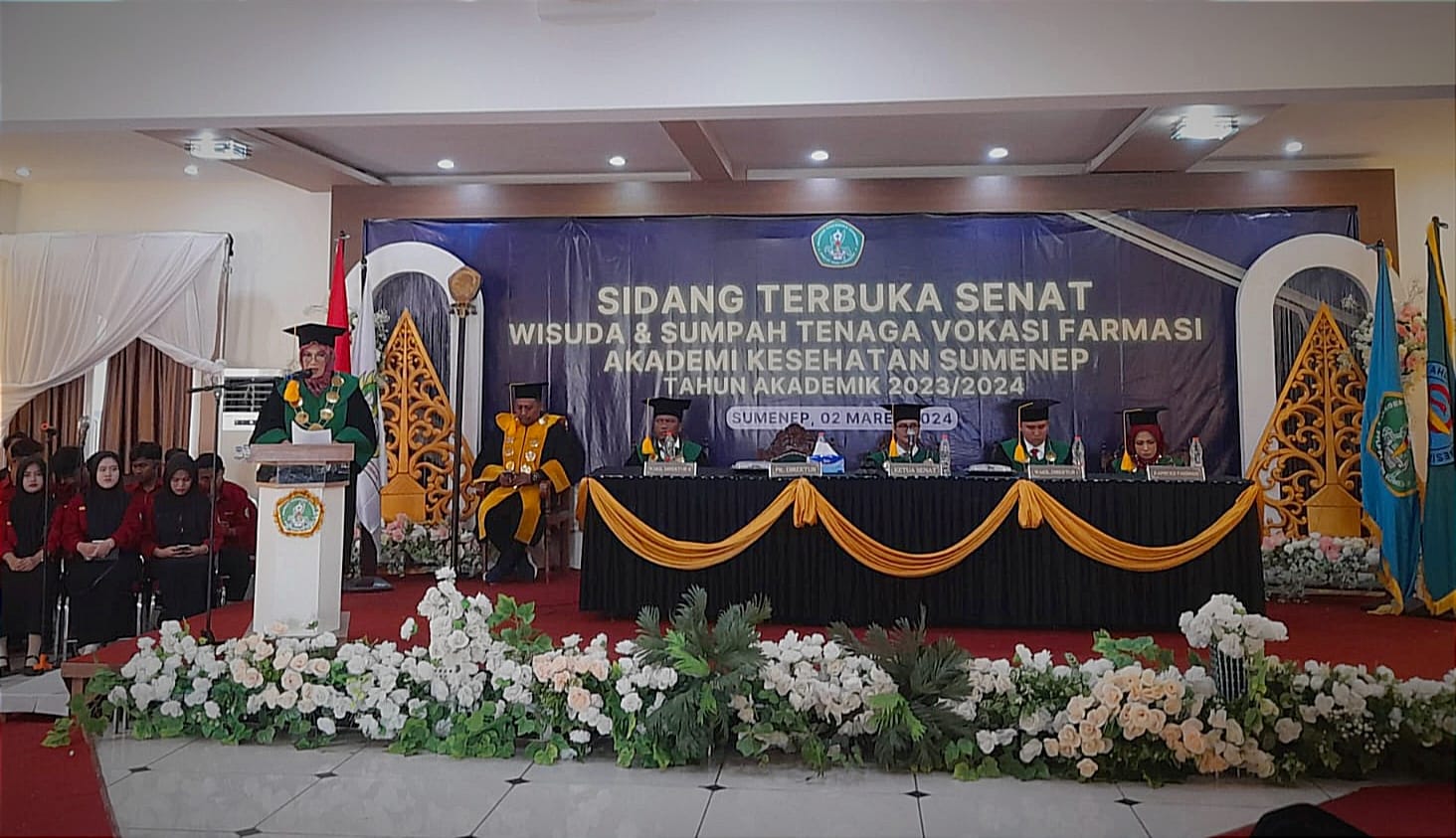Farmasi AKS gelar wisuda dan sumpah profesi tenaga vokasi farmasi lulusan tahun akademik 2023/2024. (Foto: Istimewa)