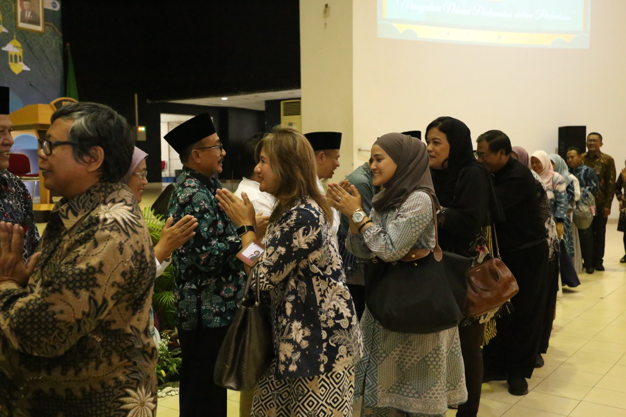 Syawalan/Halal Bi Halal UIN di Gedung Prof. H.M. Amin Abdullah (Multipurpose), kampus UIN Sunan Kalijaga, Selasa (16/4/2024). (Foto: Istimewa)