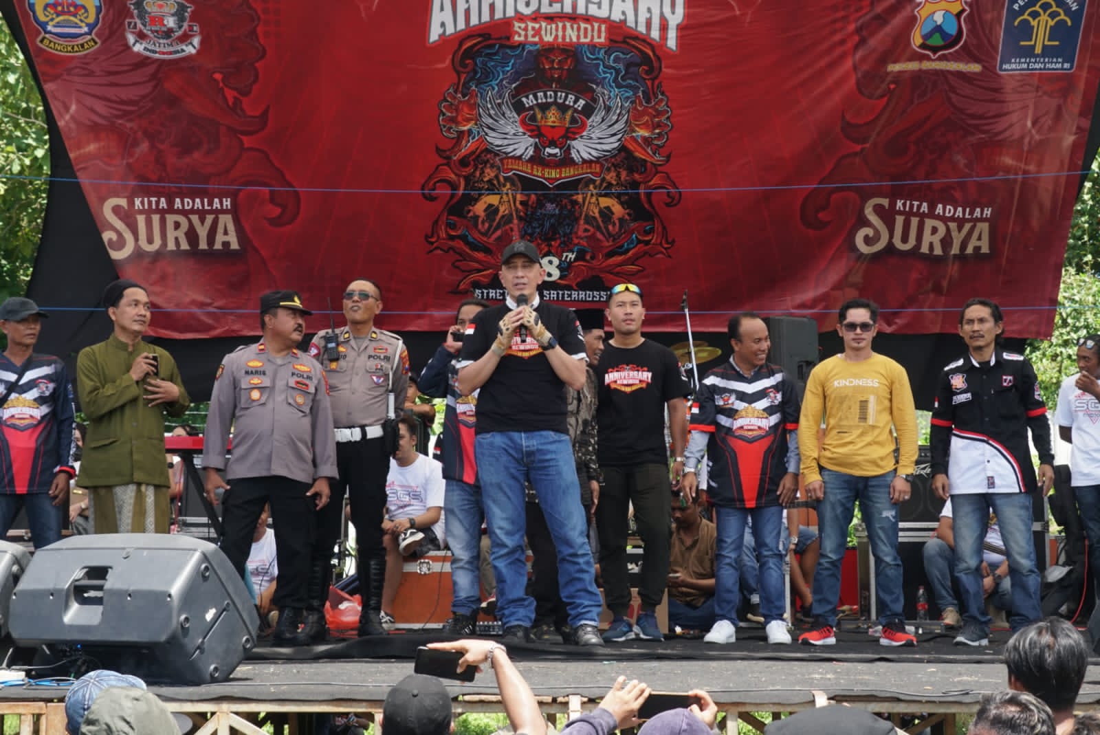 Yamaha RX King Bangkalan menggelar anniversary yang ke Sewindu (8Th), Minggu, 28 April 2024. (Foto: Istimewa)