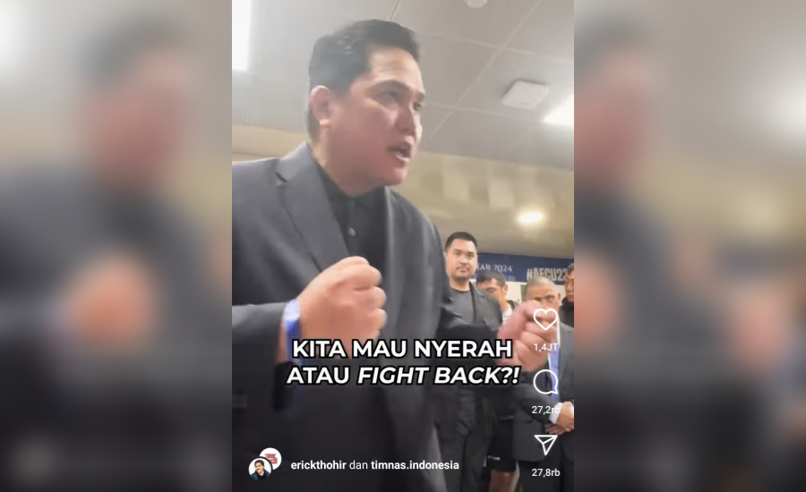 Ketua Umum Persatuan Sepakbola Seluruh Indonesia (PSSI) Erick Thohir. (Foto: Istimewa) 