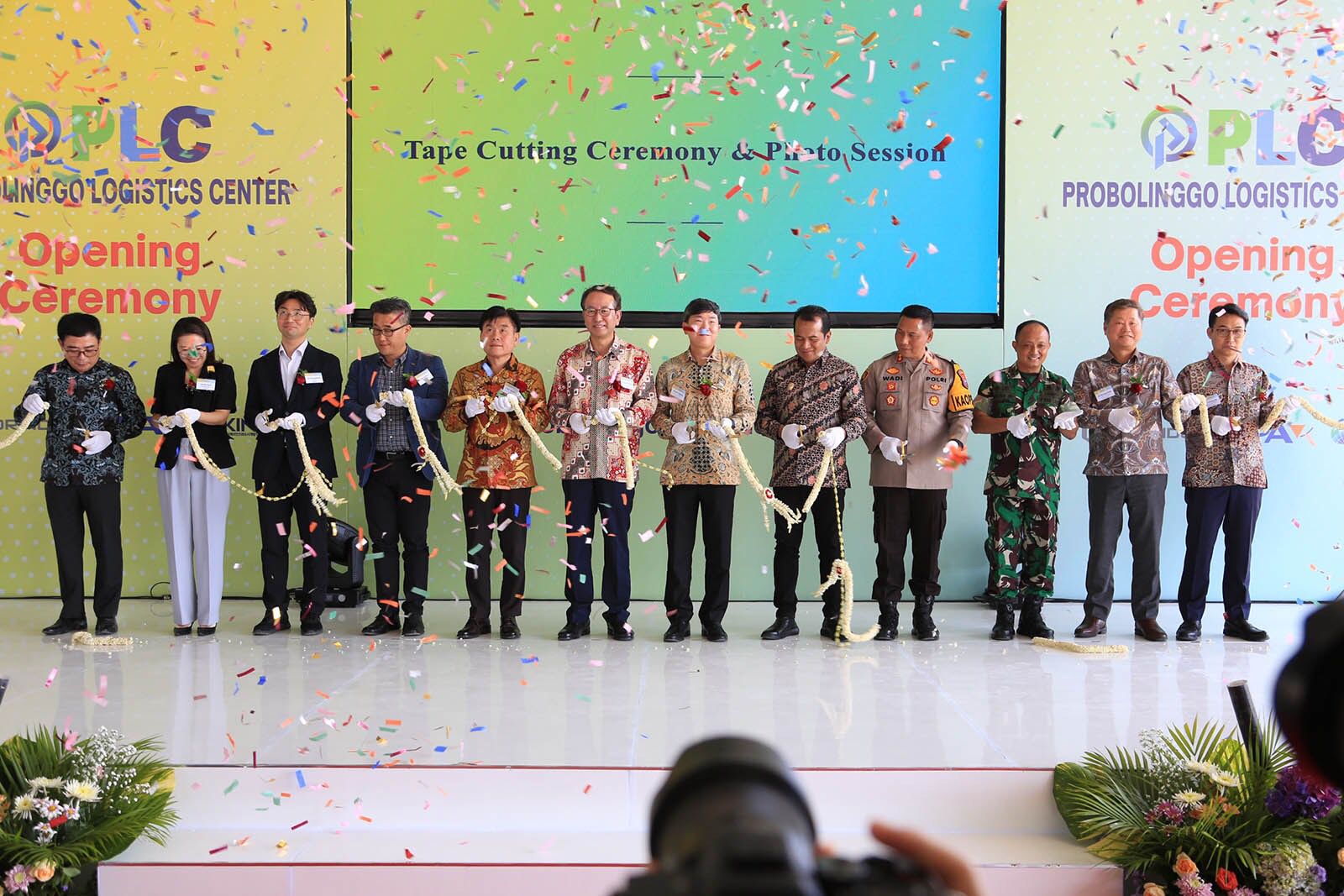 Acara peresmian Probolinggo Logistic Center, Jumat (21/6/2024). (Foto: Istimewa) 