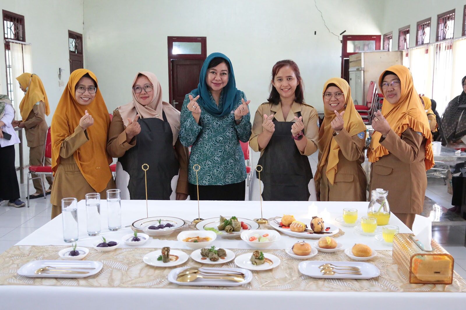 Dewi Maharani Eka Putri hadir dalam persiapan di Balai Penyuluhan Pertanian Dinas Ketahanan Pangan, Pertanian, dan Perikanan Kota Probolinggo. (Foto: Istimewa) 