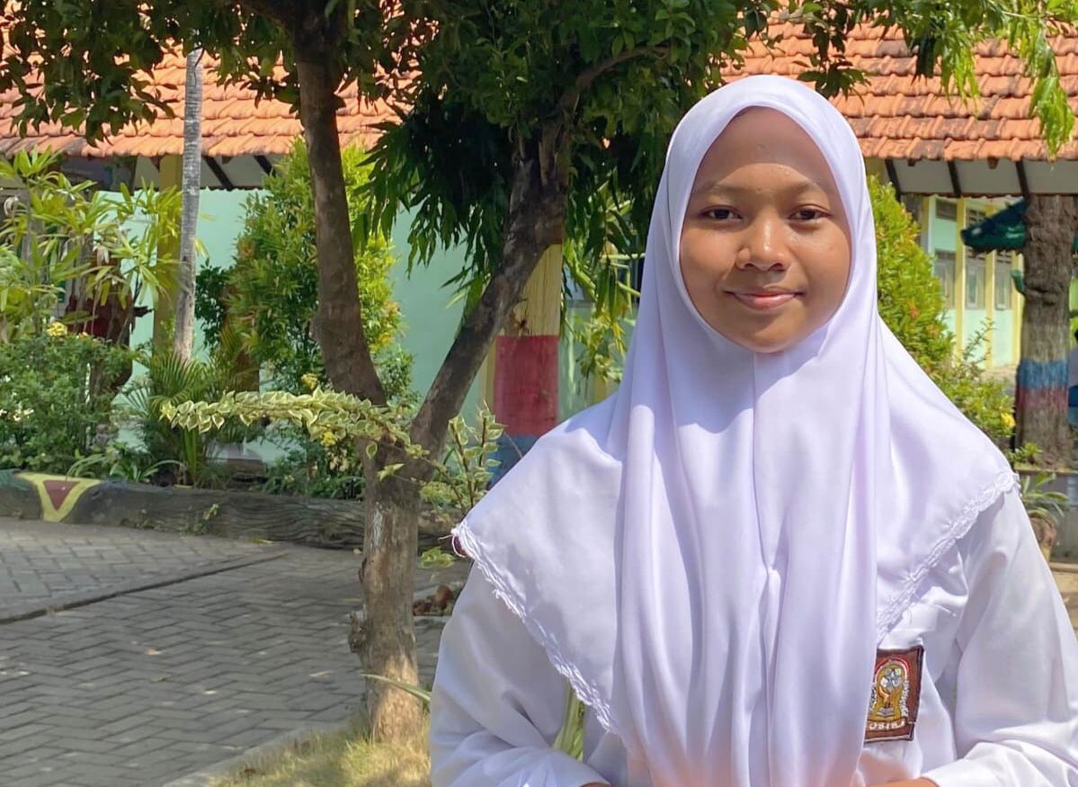 Adinda Mayatri Handayani, siswi SMAN 1 Gending, Kabupaten Probolinggo lolos seleksi Jambore Nasional Generasi Hijau (JNGH) 2024 mewakili provinsi Jawa Timur. (Foto: Istimewa)