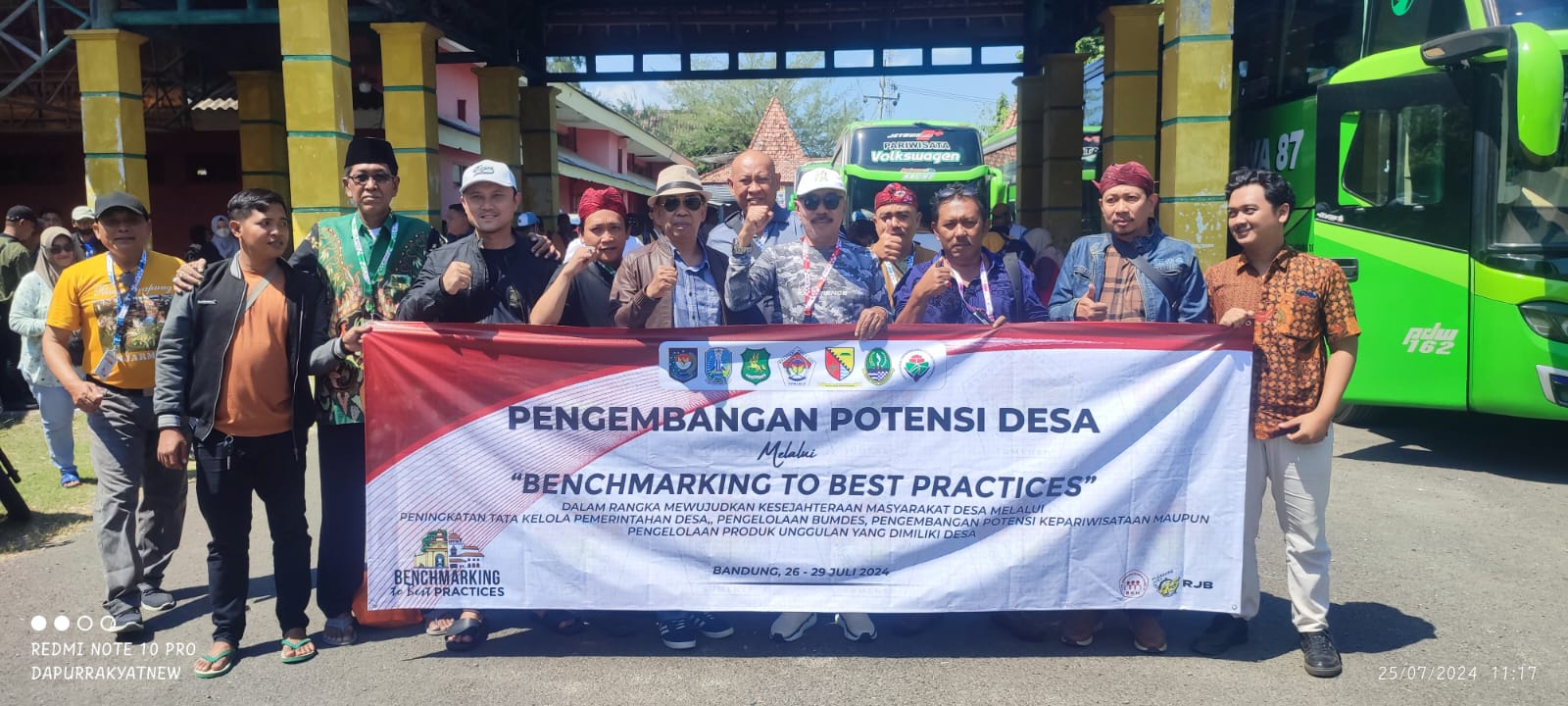 Sebanyak 328 Kades di Sumenep ikuti studi banding ke Bandung. (Foto: Istimewa)