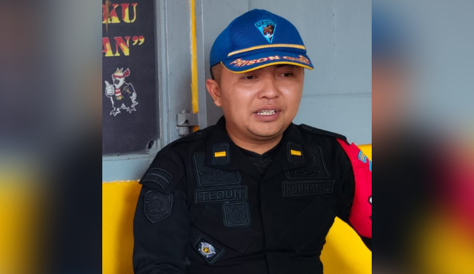 Kepala Sub Seksi Pelayanan Tahanan (Kasubsi Yantah) Rumah tahanan Negara (Rutan) Sumenep, Teguh Doni. (Foto: Serikat News) 