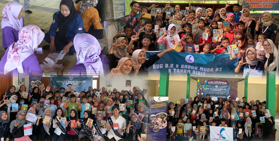 Gunungkidul Menginspirasi menggelar program kolaboratif bertajuk “Buku Untuk Gunungkidul 8.0 x Gardu Muda #2 x Tanam Bibit