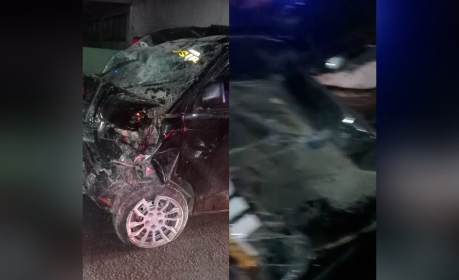 Kecelakaan tunggal terjadi di Dusun Kadibas, Desa Guluk-Guluk, Kecamatan Guluk-Guluk, Kabupaten Sumenep, pada Kamis (22/8/2024). (Foto: Serikat News) 