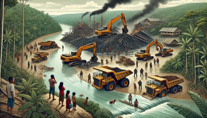 Ilustrasi tambang di Kabupaten Probolinggo. (Foto: Serikat-News)