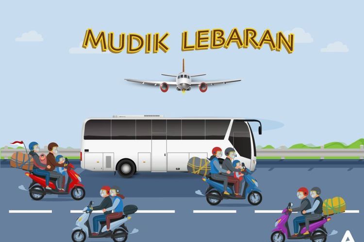 Ilustrasi mudik. (Foto: Net)