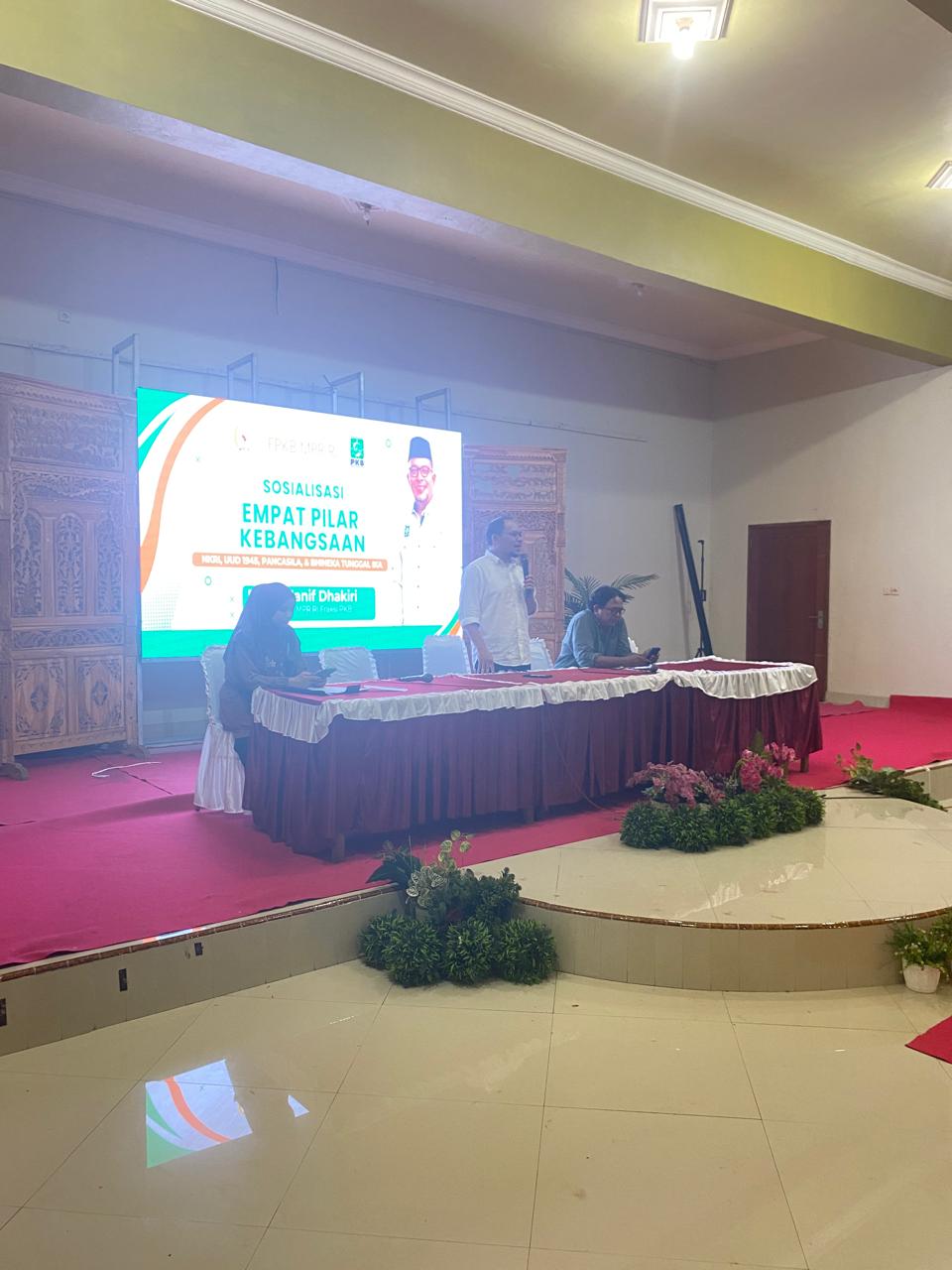 Kegiatan sosialisasi empat pilar yang digelar di Pelakongan, pada Kamis (27/3/2025). (Foto: Istimewa) 