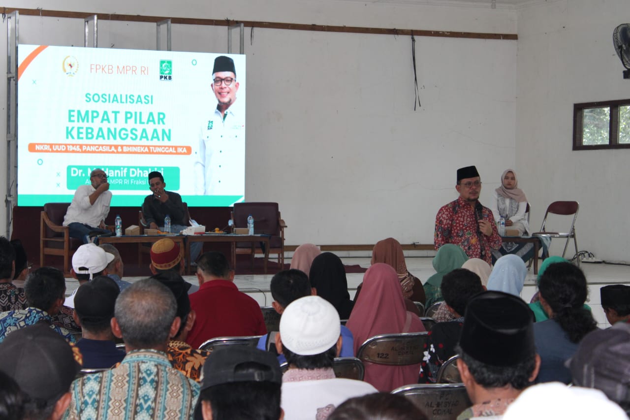 Sosialisasi Empat Pilar MPR RI yang digelar di Gedung PCNU Kabupaten Pekalongan, Rabu (23/4/2025). (Foto: Istimewa)