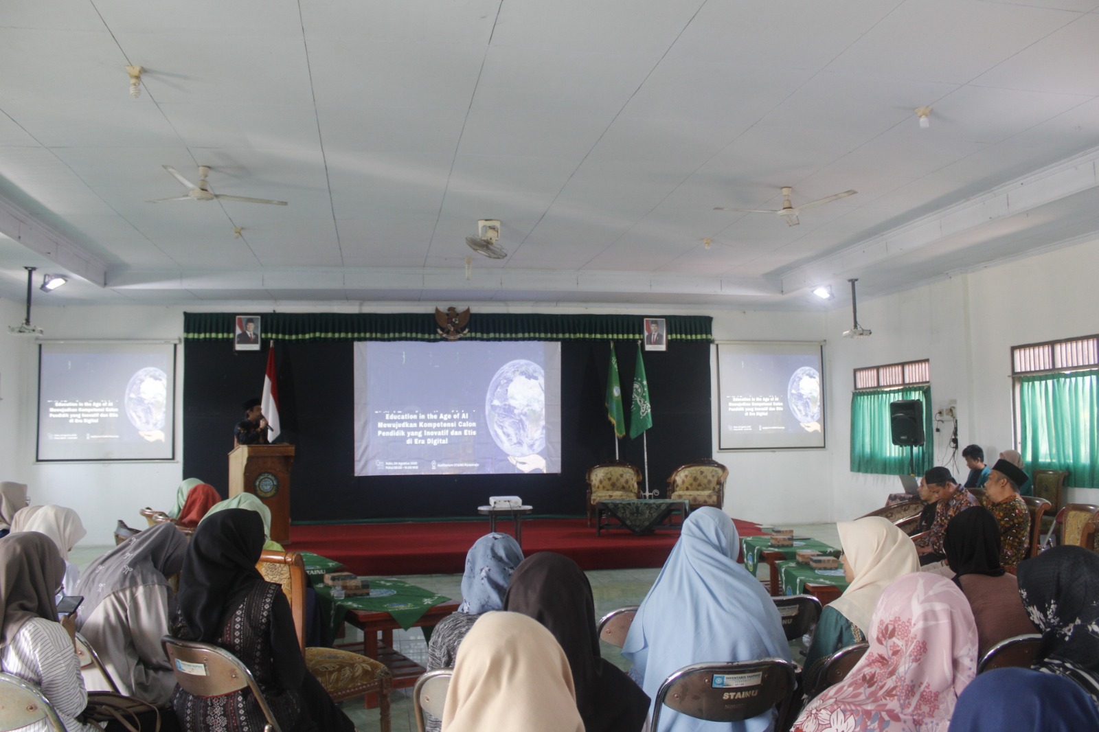 STAINU Purworejo menggelar pembekalan magang mahasiswa Tahun Akademik 2025/2026 pada Senin (4/8/2025) di Auditorium STAINU. (Foto: Istimewa) 