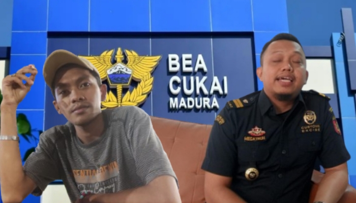 Firdaus Muza, Ketua Gerakan Pemuda Republik (GPR) dan Humas Bea Cukai Madura, Megatruh. (Foto: Serikat News/Kolase). 