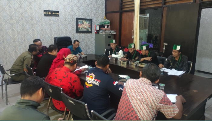 HMI Cabang Sumenep gelar audiensi bersama Tim TP3 Pemkab Sumenep. (Foto: Zi)
