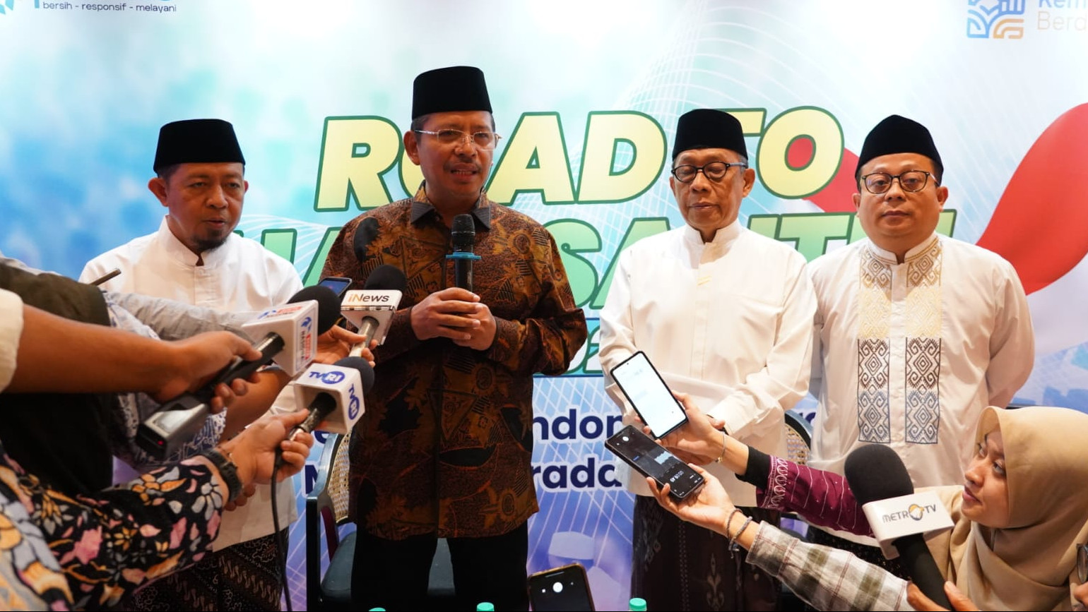 Konferensi Pers Road Show To Hari Santri 2025. (Foto: Kemenag)