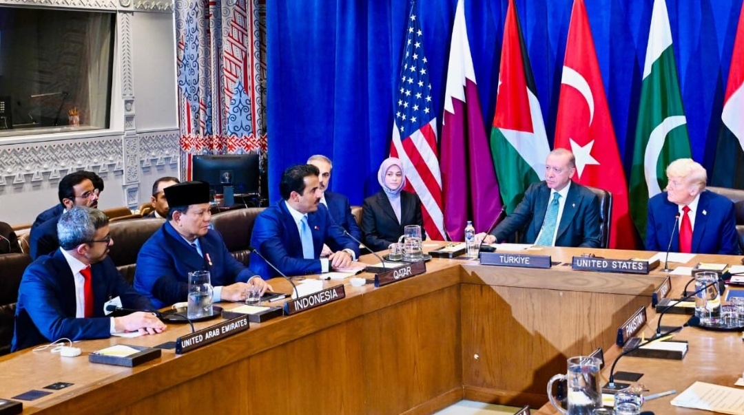 Presiden Prabowo Subianto menghadiri Multilateral Meeting on the Middle East atas undangan Presiden Amerika Serikat, Donald Trump di Ruang Konsultasi Dewan Keamanan Perserikatan Bangsa-Bangsa (PBB), New York, pada Selasa, 23 September 2025. (Foto: BPMI Setpres)