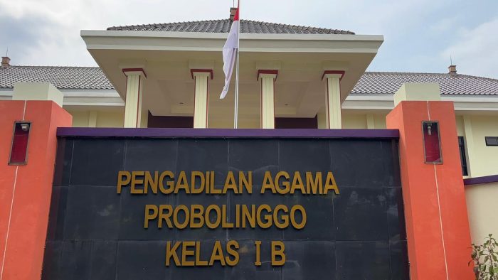 Kantor Pengadilan Agama (PA) Kota Probolinggo. (Foto: Serikat-News)