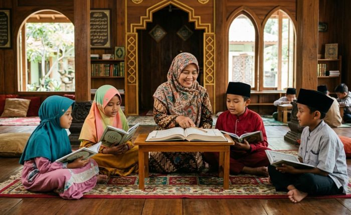 Ilustrasi guru ngaji. (Foto: Serikat-News)