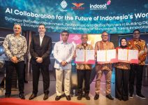 Perkuat Ekosistem Ketenagakerjaan, Kemnaker Teken MoU dengan Wadhwani dan Indosat