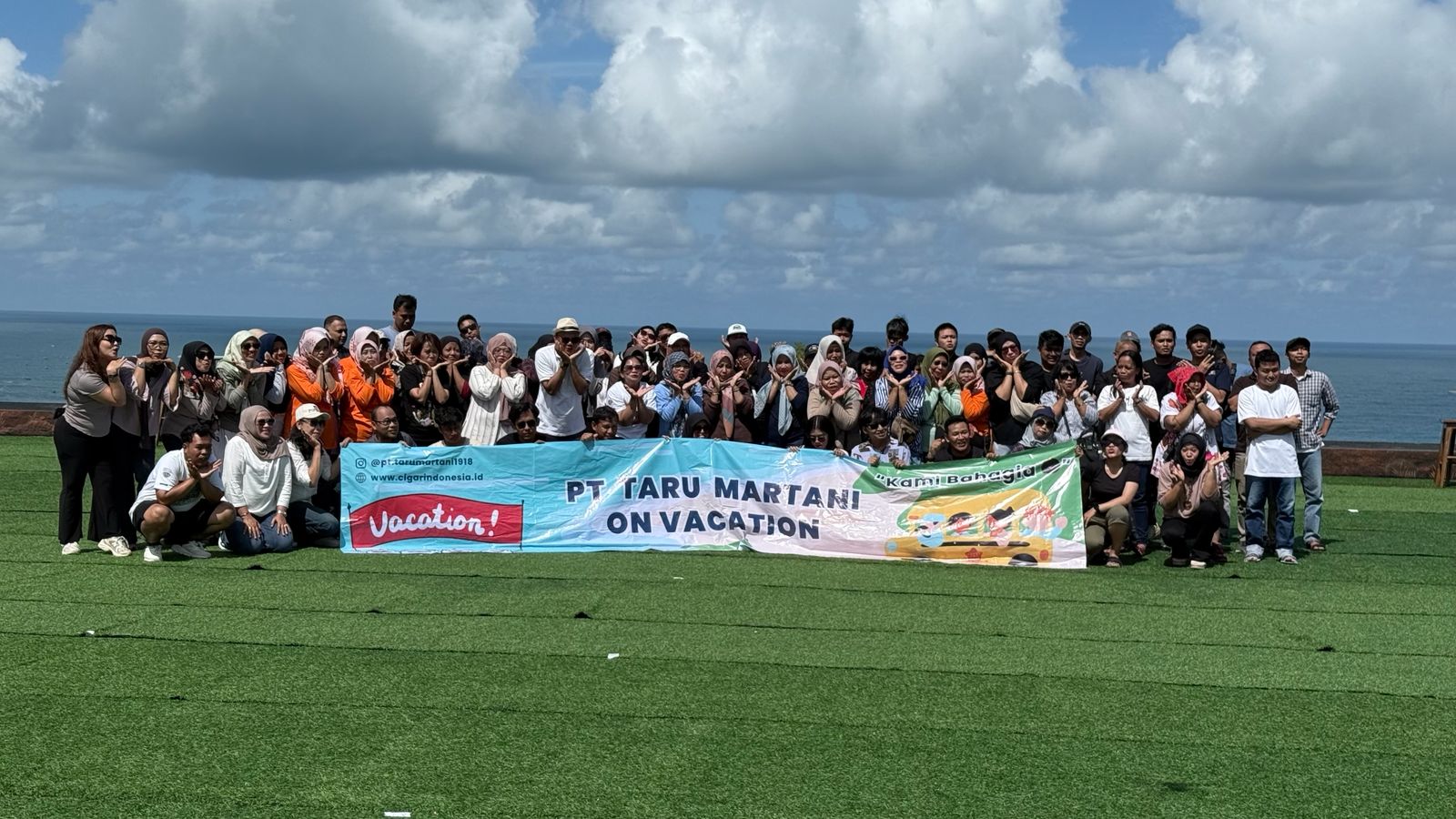 PT Taru Martani gelar employee gathering di Gunungkidul untuk tingkatkan teamwork, loyalitas, dan budaya kerja harmonis. (Foto: Istimewa) 