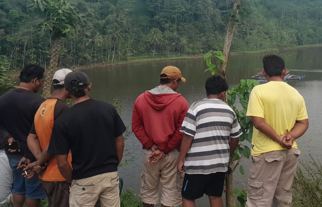 Dua bocah warga Kecamatan Tiris,  meninggal tenggelam di Ranu Betok, Kecamatan Tiris. (Foto: Serikat-News)